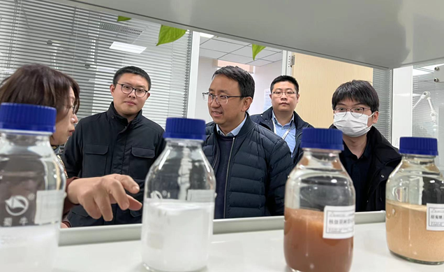 陕西监管局领导一行莅临高陵钱能钱包产业园调研指导